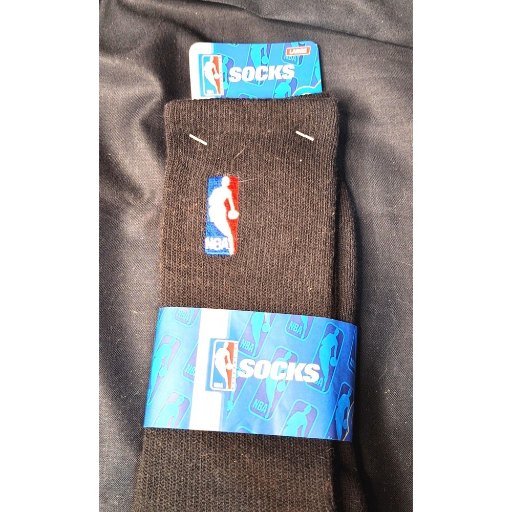 Large‎ youth boys authentic black NBA socks